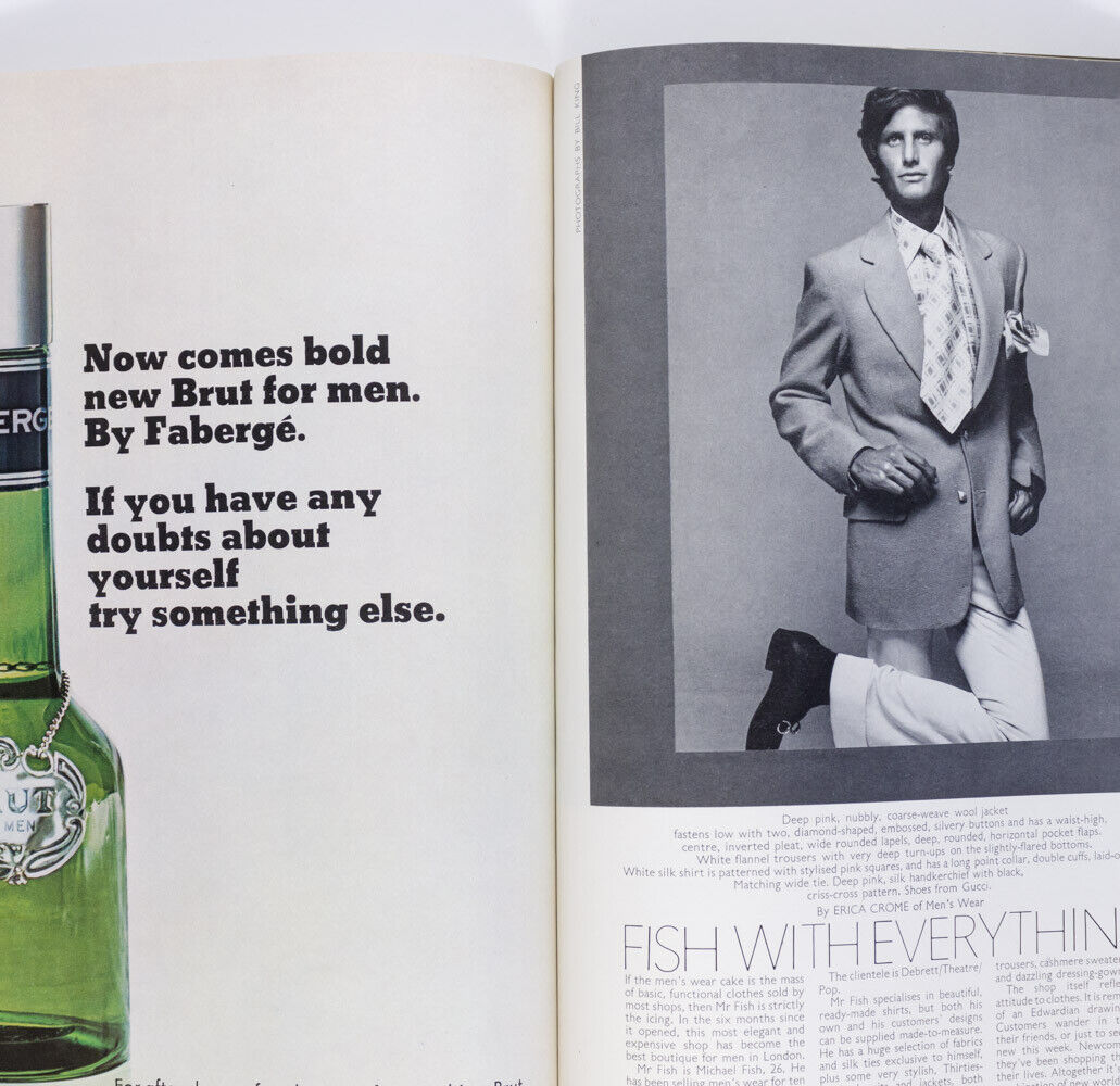 LEBANON Bob Richardson KAFTANS Gavina MR MICHAEL FISH vtg QUEEN MAGAZINE 60's UK