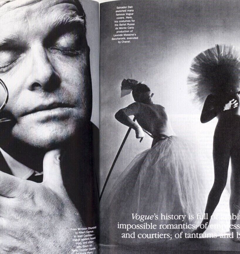TURLINGTON Evangelista SCHIFFER Patitz NIKI TAYLOR Joan Didion CAPOTE Vogue 100