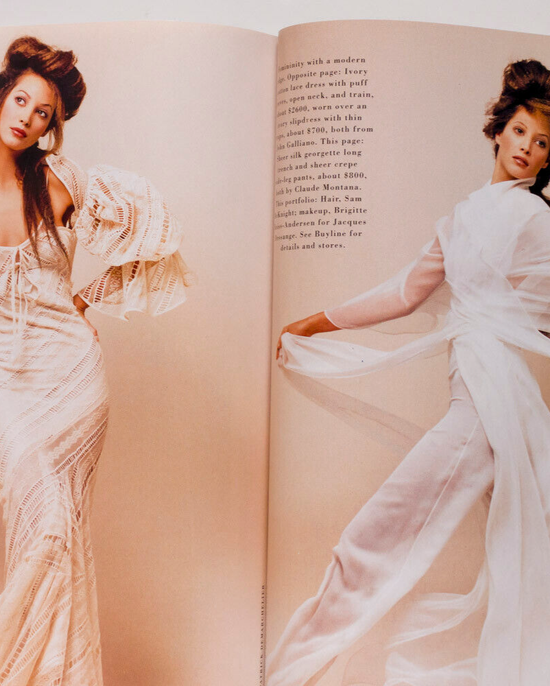 Kate Moss MARC JACOBS Edward Furlong HARPERS BAZAAR Christy PETER LINDBERGH Karl