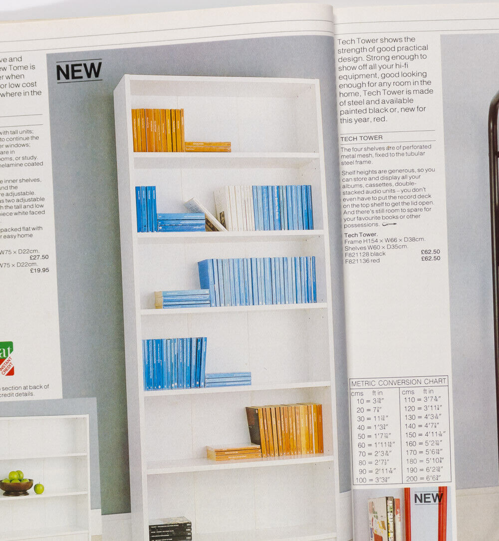 HABITAT catalogue TERENCE CONRAN Interior Design magazine PALASET Pagoda STORAGE