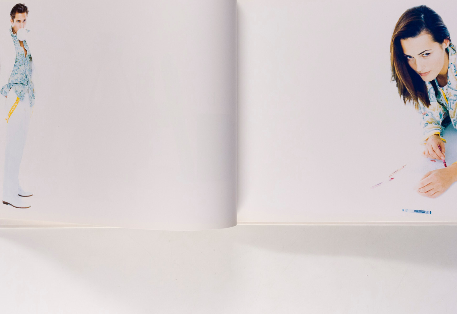 YASMIN LE BON Etro Plaything LOOKBOOK Spring 1996 Mens Women fashion VTG catalog