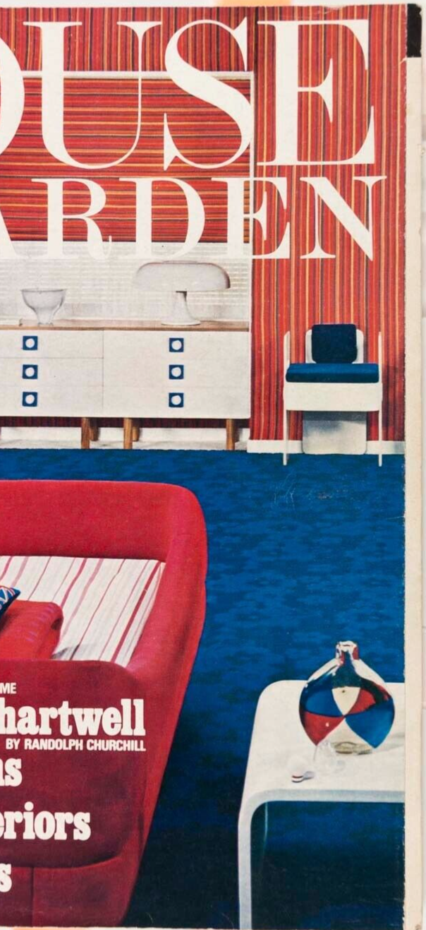 Jean Muir WINSTON CHURCHILL Chartwell MIRRORED INTERIORS House & Garden magazine