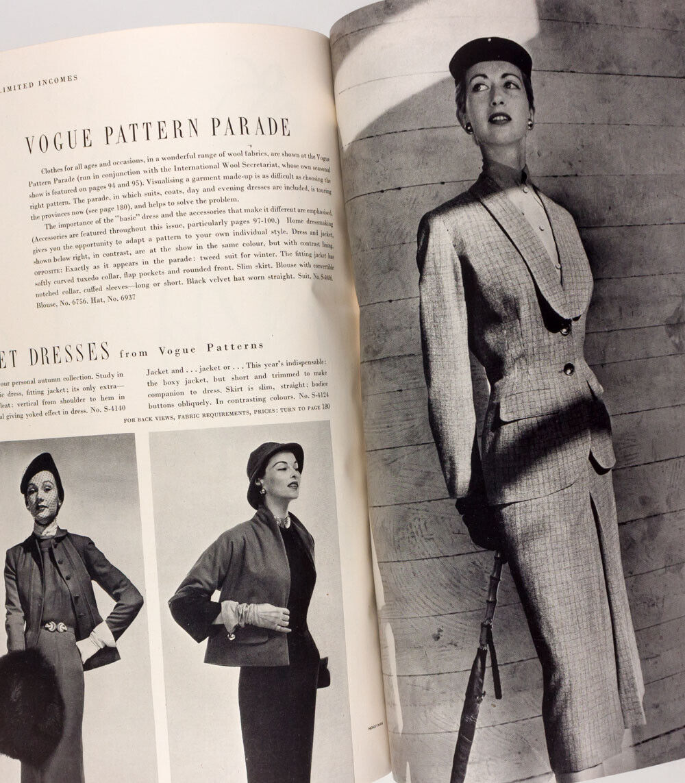 Jean Patchett IRVING PENN Lisa Fonssigrives LEE MILLER Cecil Beaton VOGUE 1950