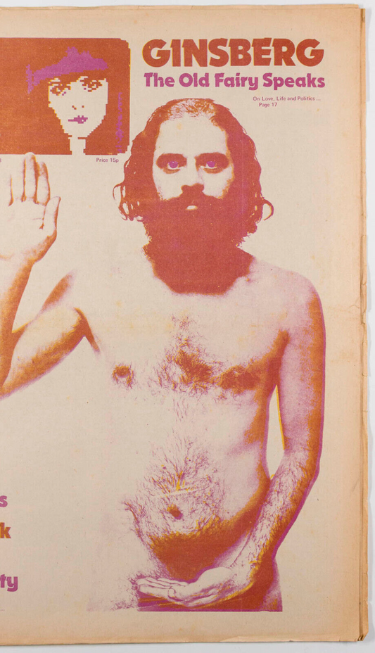 ALLEN GINSBERG Kerouac NEW YORK DOLLS Yoko R CRUMB  International Times magazine