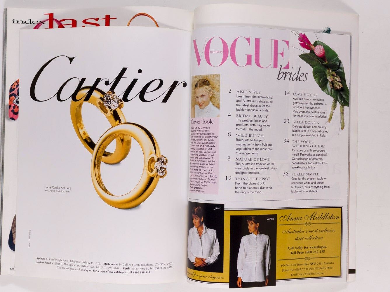 KRISTY HINZE Gucci CAROLYN BESSETTE KENNEDY Vogue Australia 6 June 1999 Galliano