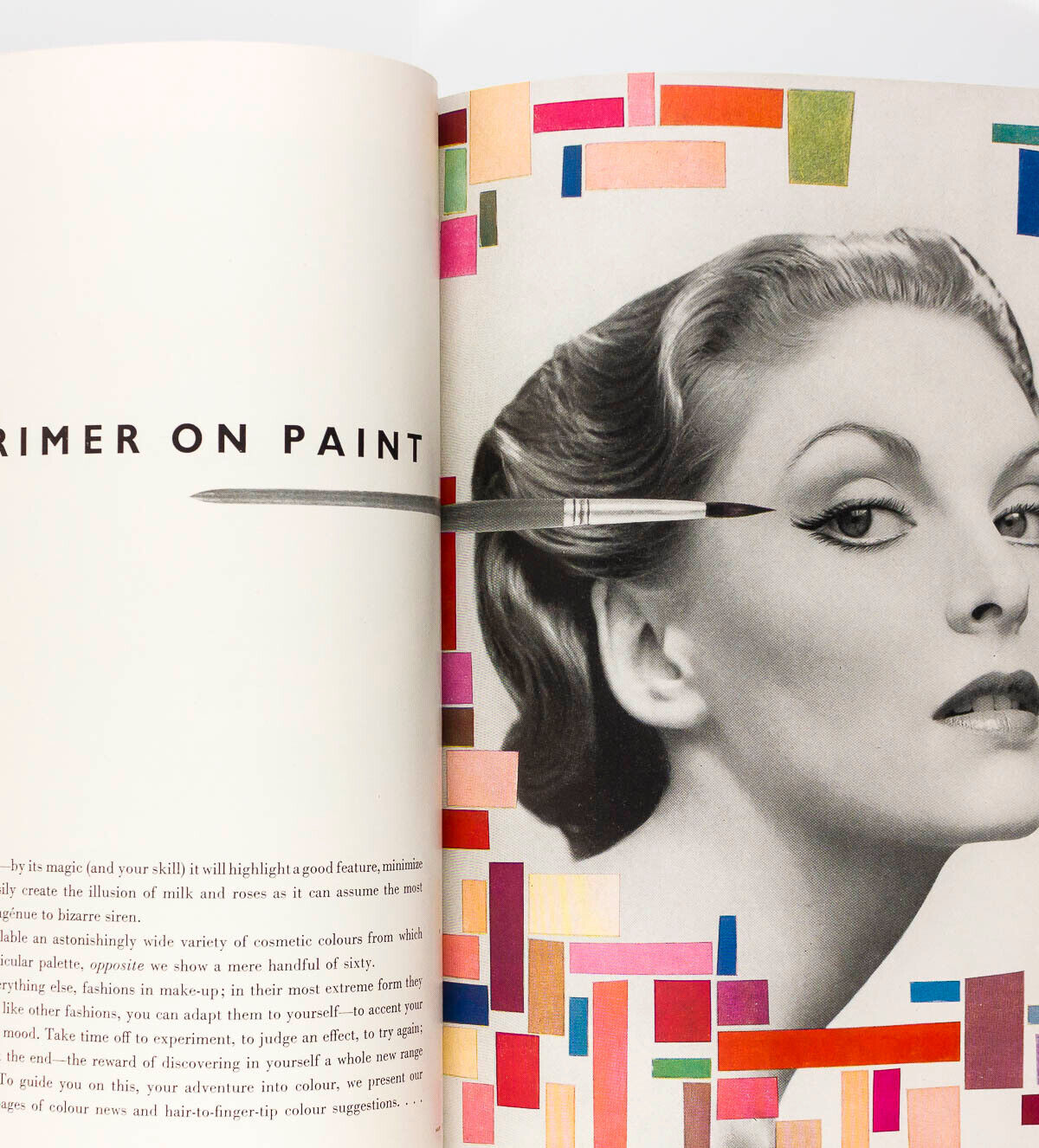 NORMAN PARKINSON Don Honeyman VOGUE BEAUTY BOOK magazine HAIR NAILS MAKE-UP vtg
