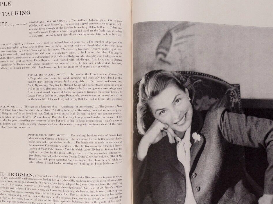 SARA THOM George Braque PICASSO Penn HORST Ingrid Bergman MAYA PLISETSKAYA Vogue