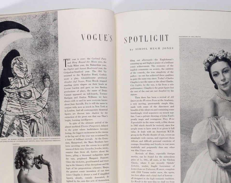 Cuzco IRVING PENN Norman Parkinson CECIL BEATON Soutine VIENNA Ustinov 50s Vogue