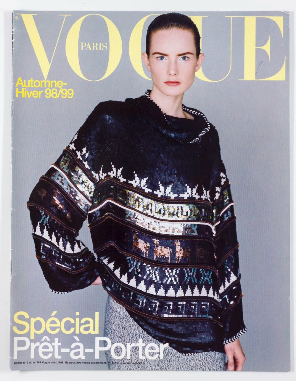 Pret-a-Porter AUTUMN WINTER 1998 Paris Vogue magazine 1999 French RTW France VTG