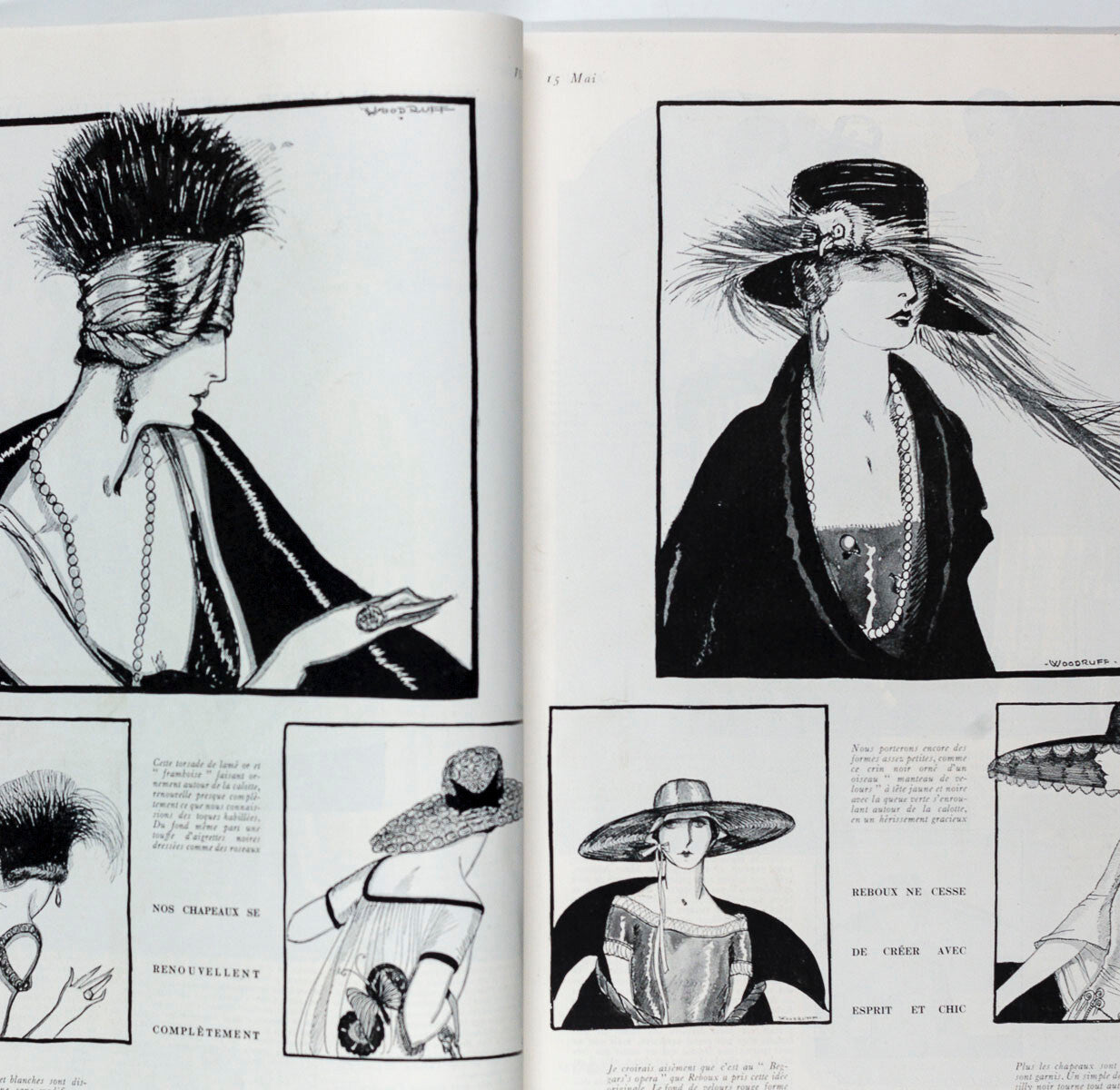 GEORGES LEPAPE Andre Marty DELAGE Maurice Goldberg VOGUE magazine May Mai 1922
