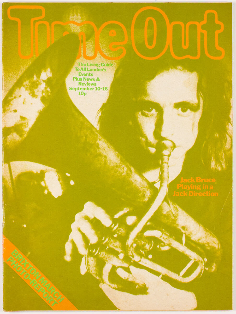 Cream JACK BRUCE John Fordham TERRY KRUERGER Tim Harris TIME OUT London Magazine