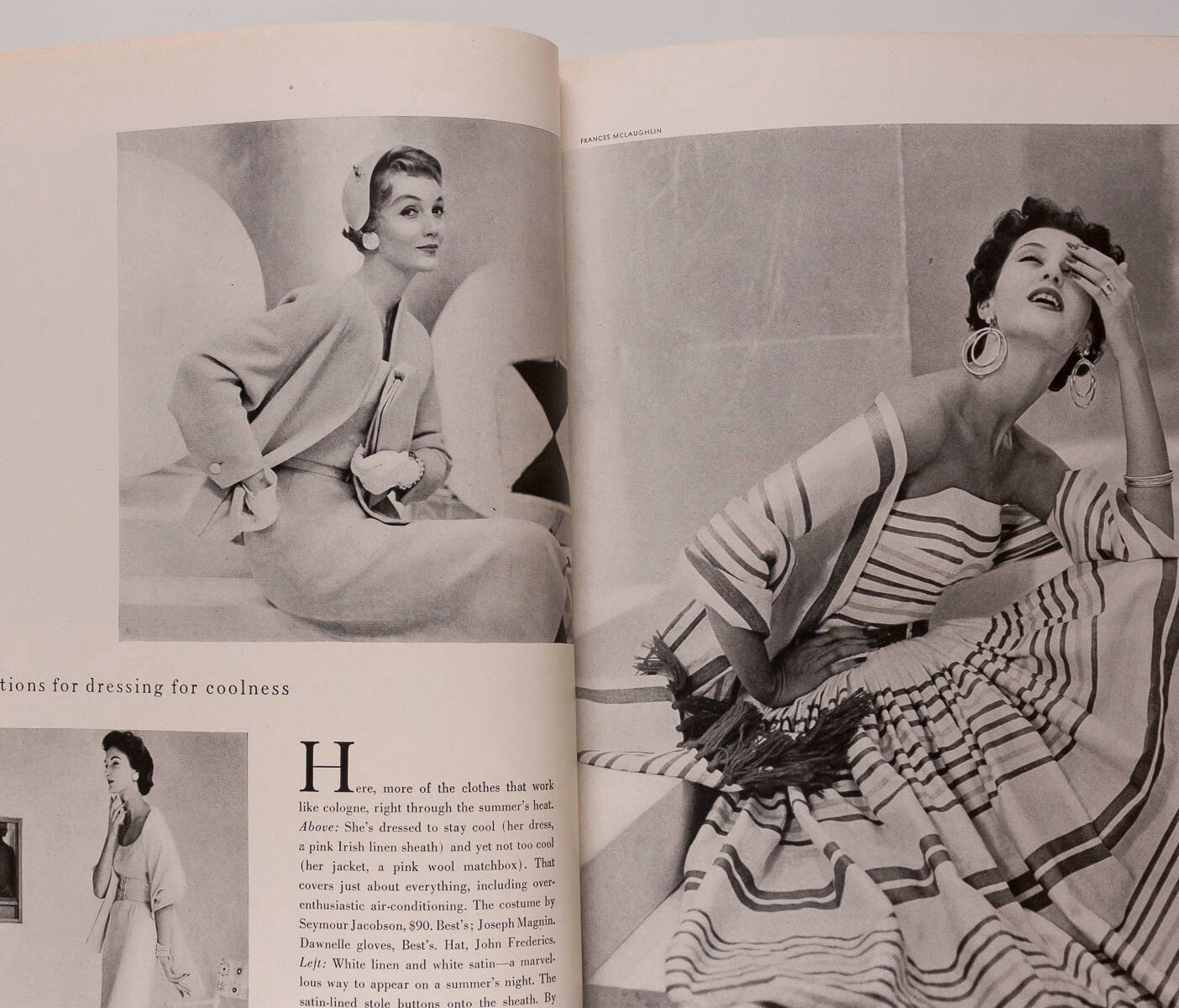 CHERRY NELMS Bob Taft MARLENE DIETRICH Vogue May 1953 Men's issue BLUMENFELD vtg