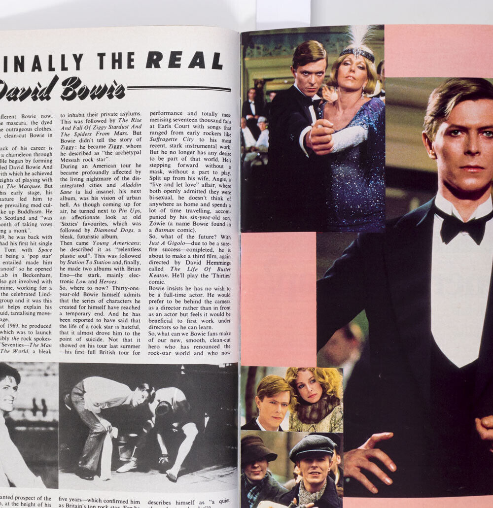 BROOKE SHIELDS David Bowie RENE RUSSO STIRLING COOPER Mulberry 19 magazine VTG