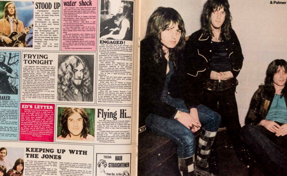 Mr Freedom MARC BOLAN The Sweet EMERSON LAKE PALMER Ryan O'Neal JACKIE magazine