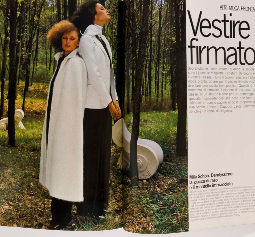 MOYRA SWAN Bill Cunningham ROLLING STONES Vogue Italia July 1976 Parkinson JCDC