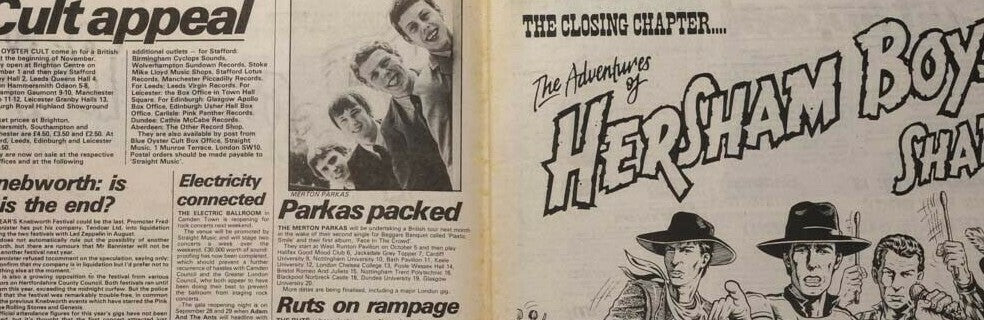PAUL WELLER The Jam 79 SLITS Patti Smith MOD Lenny Kaye SOUNDS 22 September 1979