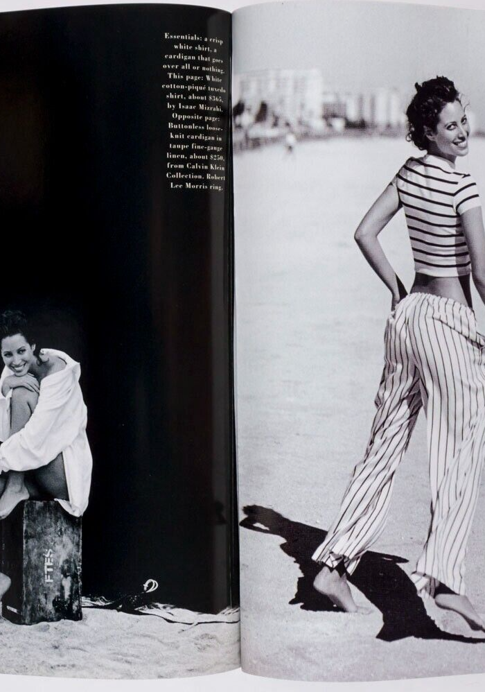 Peter Lindbergh CHRISTY TURLINGTON Anna Nicole Smith SOFIA COPPOLA vtg Harper's