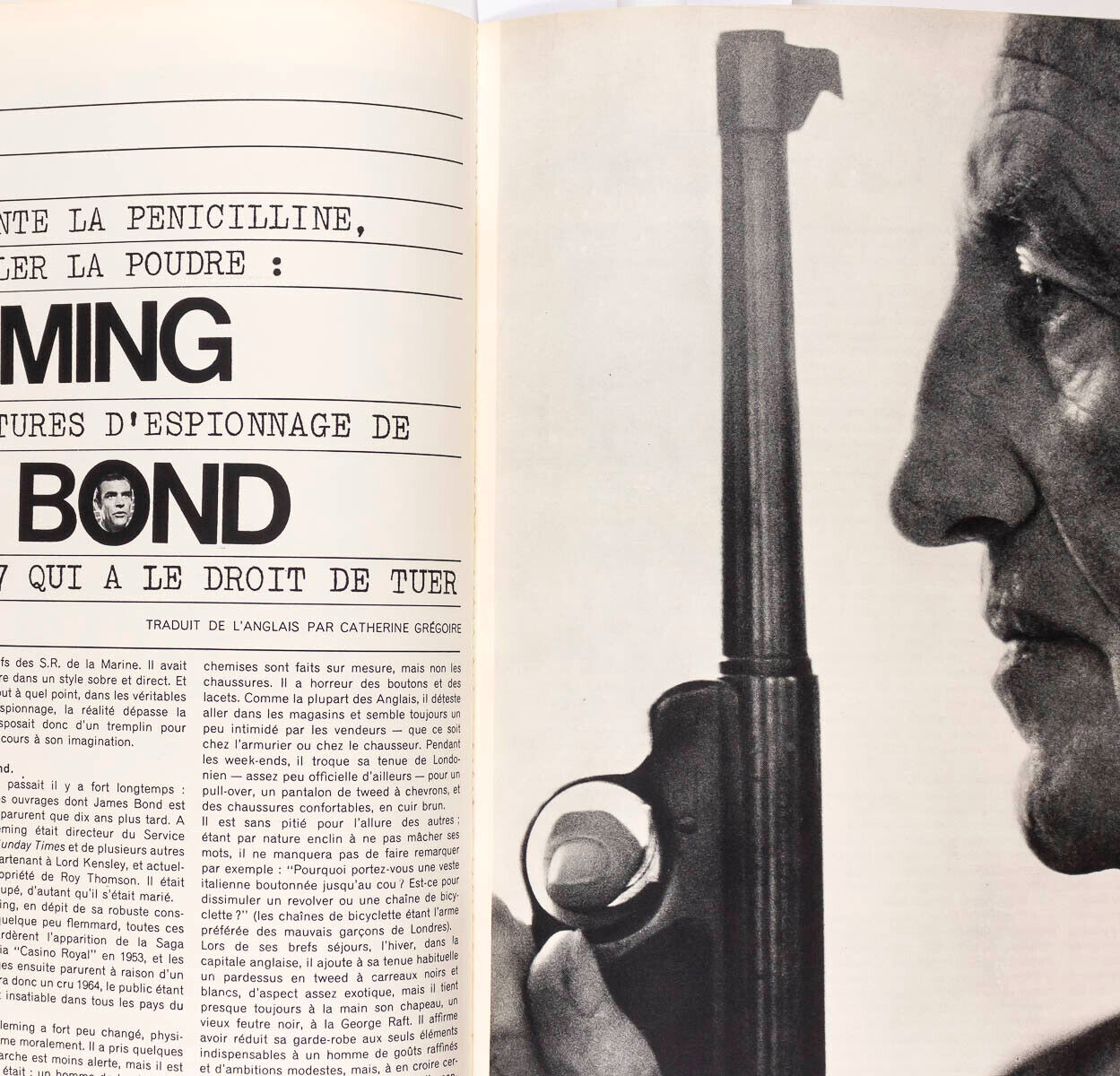 IAN FLEMING by NORMAN PARKINSON Helmut Newton WILLIAM KLEIN French Magazine 007