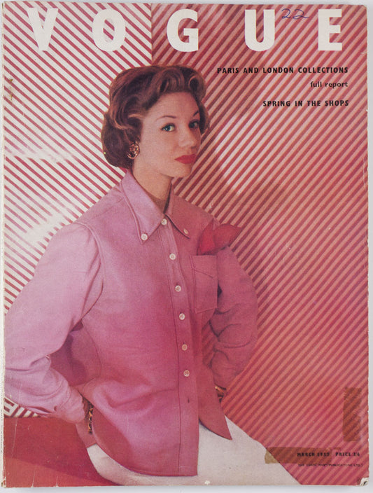 NORMAN PARKINSON Eduardo Paolozzi CARL ERICKSON John Deakin VTG Vogue March 1953