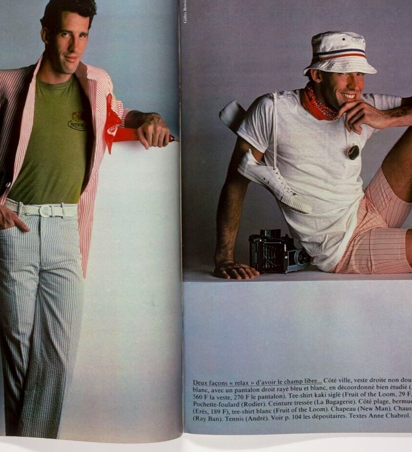 BROOKE SHIELDS Harri Peccinotti JCDC Iman JULIE FOSTER French Elle magazine LUI