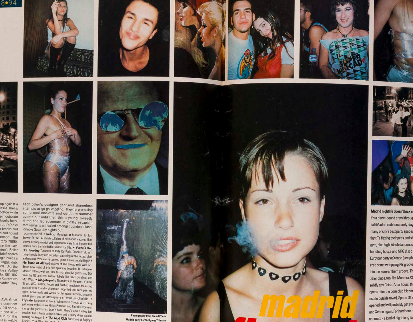 NAOMI CAMPBELL Kate Moss TIMOTHY LEARY i-D MAGAZINE August 1994 NIN Prodigy RATM