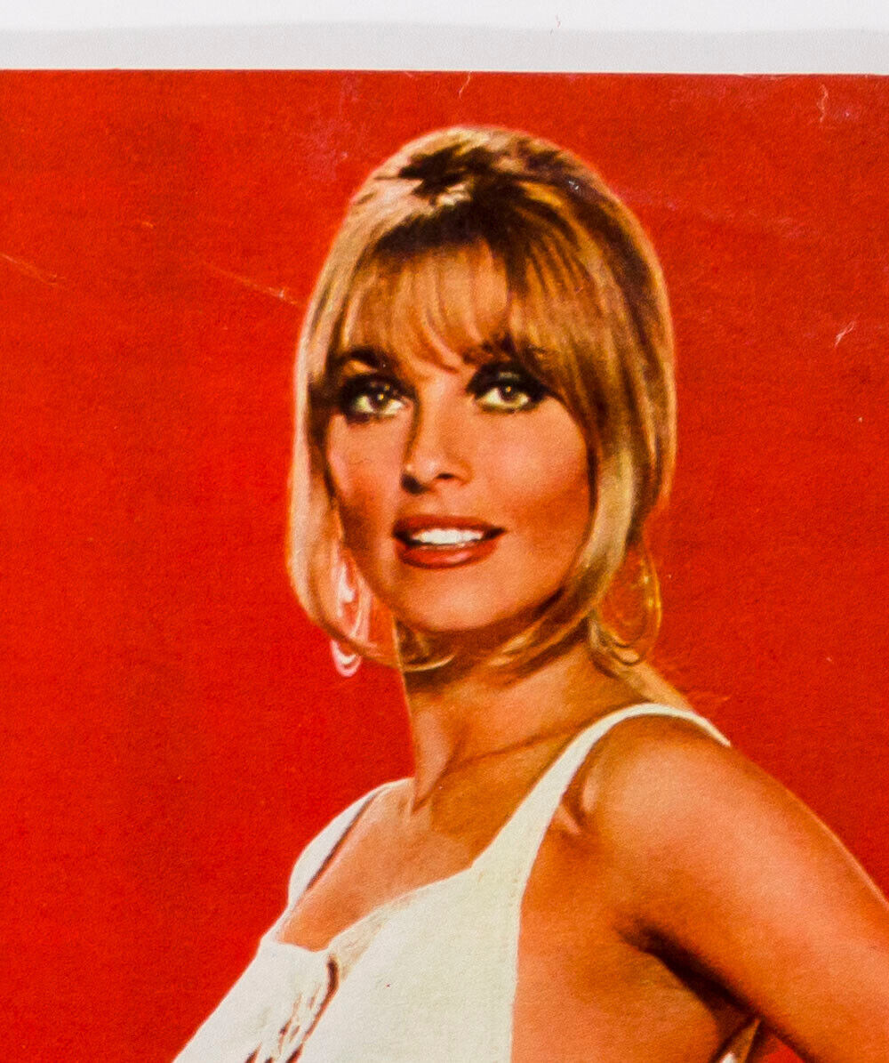 SHARON TATE rare GOLD Vampire Killers photograph in FRENCH film magazine 60s vtg