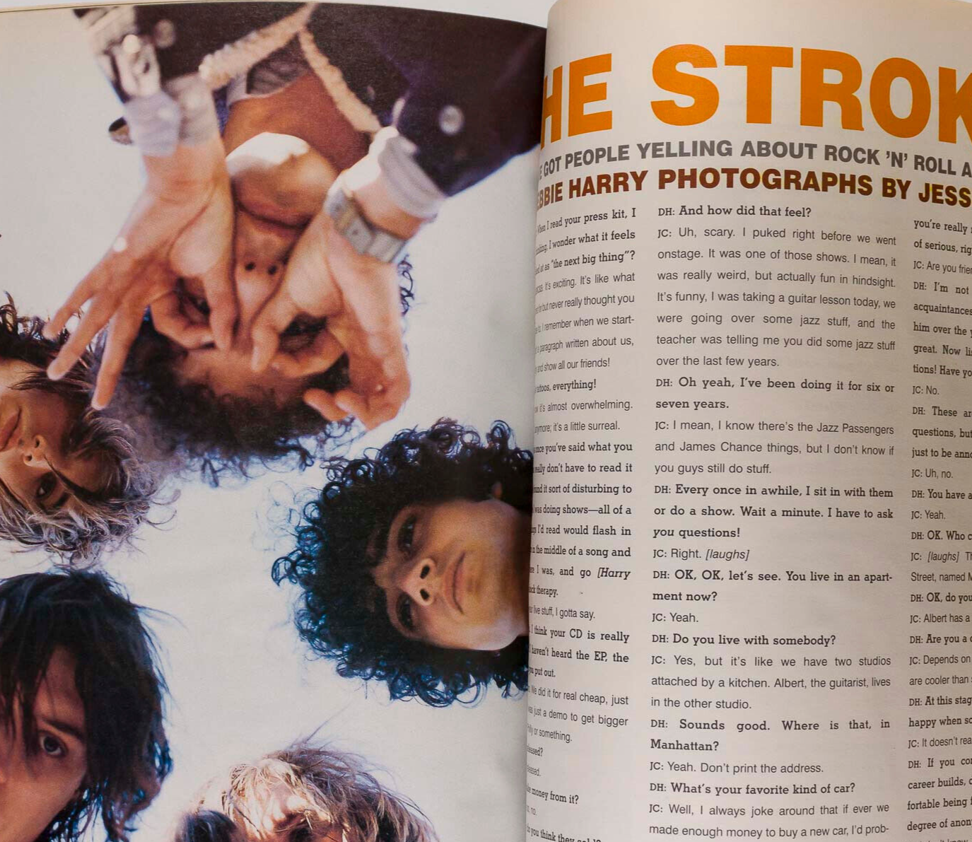 THORA BIRCH Jared Leto THE STROKES Interview magazine March 2002 Halle Berry VTG