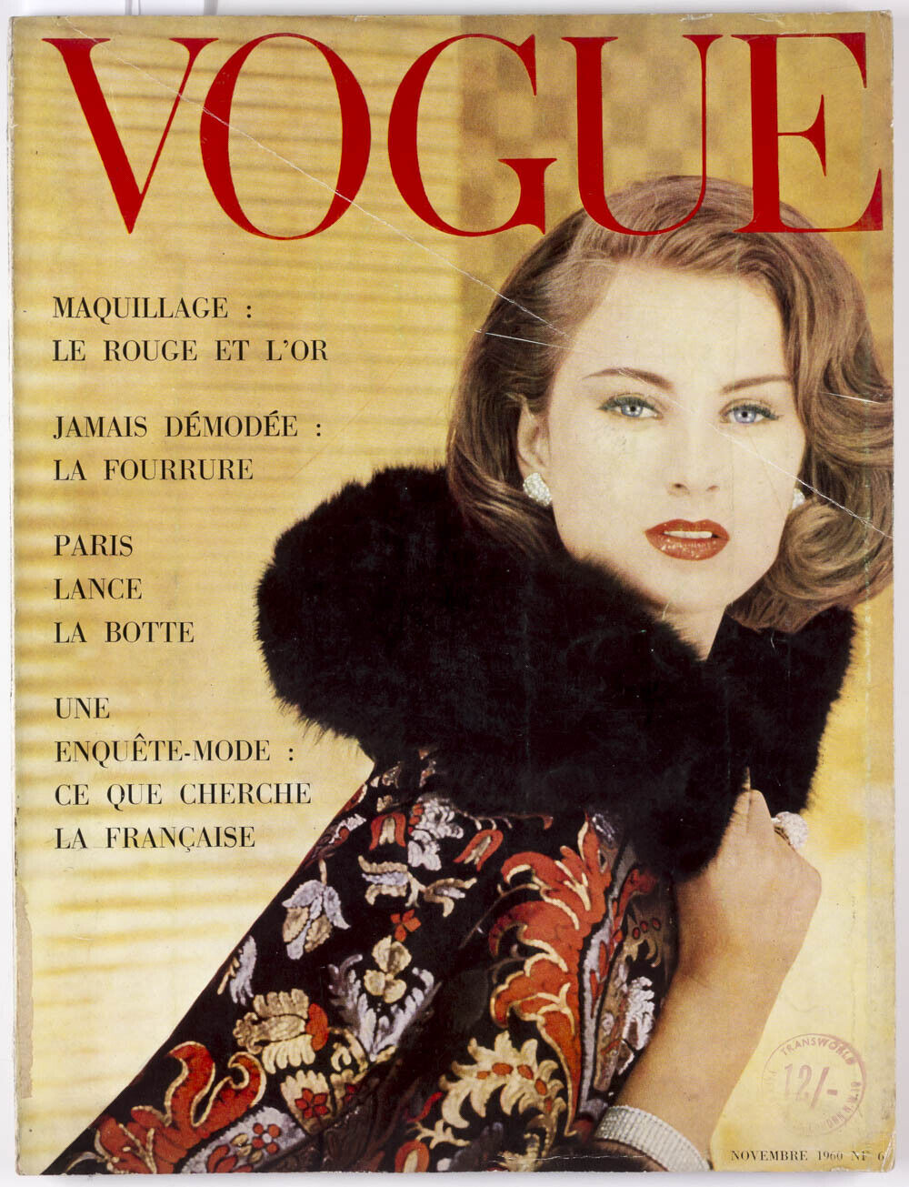 RENE GRUAU Tod Draz HENRY CLARKE William Klein IRVING PENN Paris Vogue Nov 1960