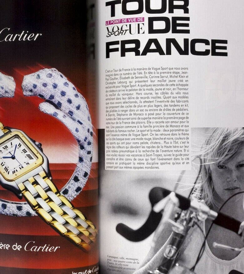 PRINCESS STEPHANIE Jane Birkin ISABELLA ROSSELLINI Tour France JPG ~ VOGUE SPORT