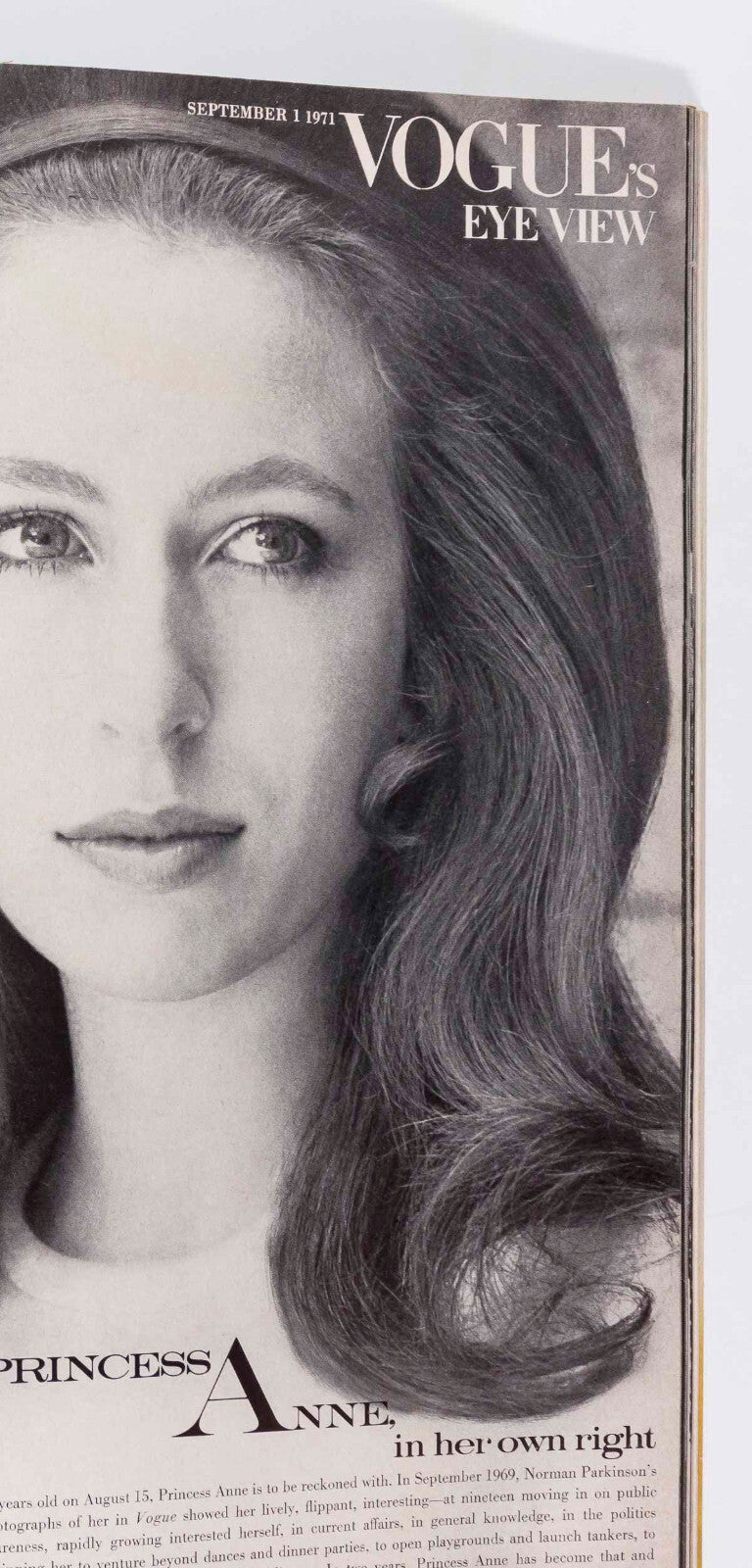 Princess Anne PATTIE BOYD Antonio Lopez VOGUE Sep 1971 Lee Radziwill CAT STEVENS