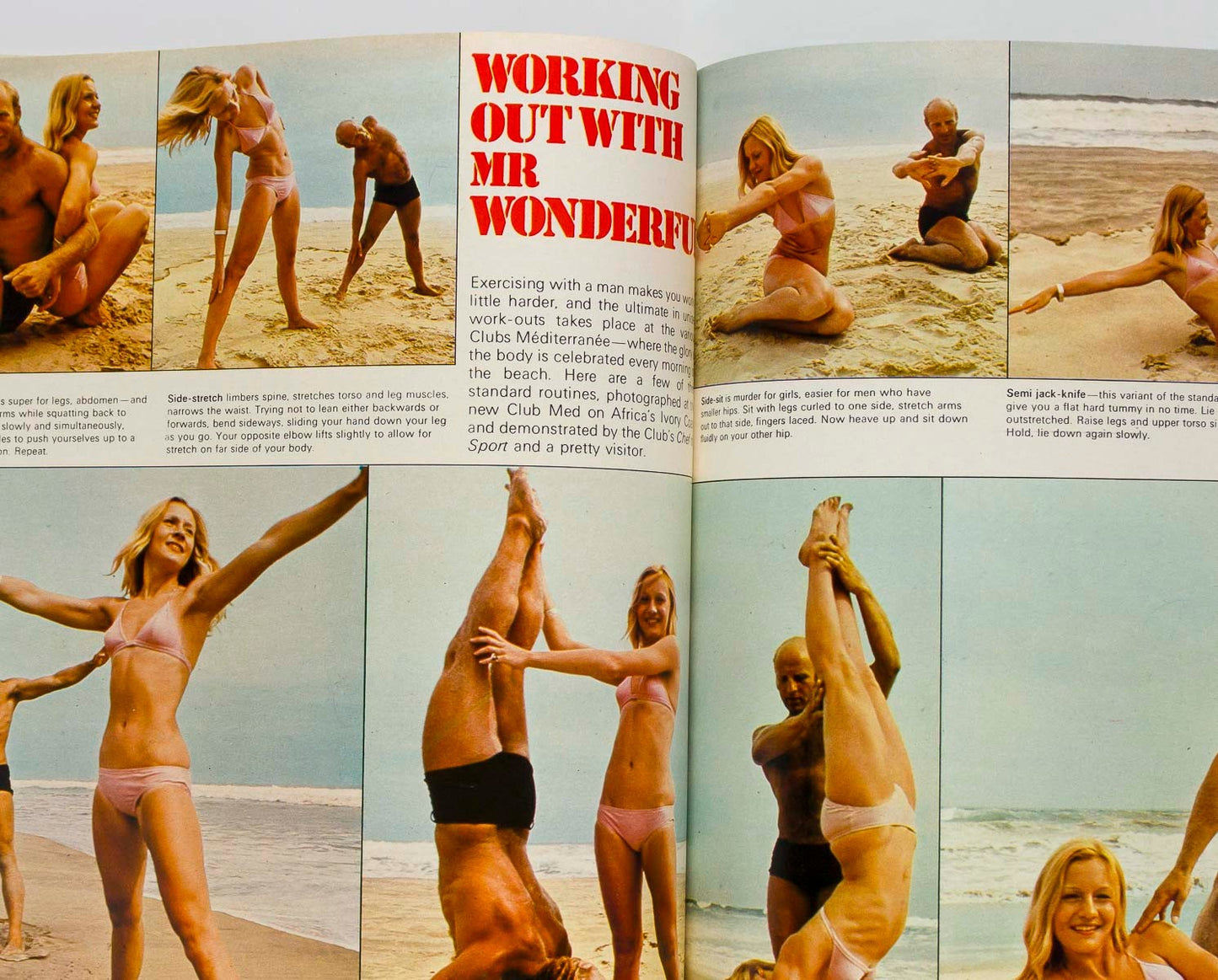 Shakira Caine IAN MCSHANE Pat Cleveland COSMOPOLITAN magazine June 1973 UK Baksh