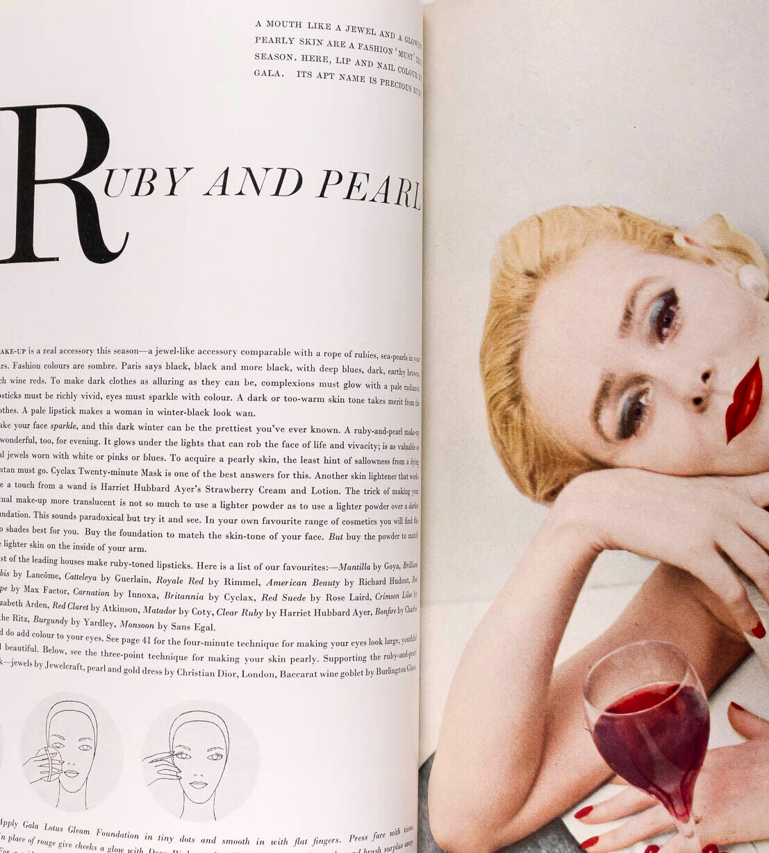 NORMAN PARKINSON Grace Kelly AUDREY HEPBURN Vogue Beauty Book 1955 magazine 14