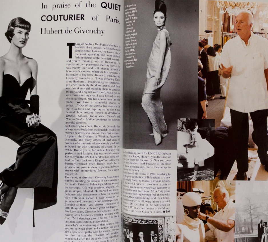 Linda Evangelista TATJANA PATITZ Yasmeen Ghauri VOGUE October 1991 Givenchy DIOR