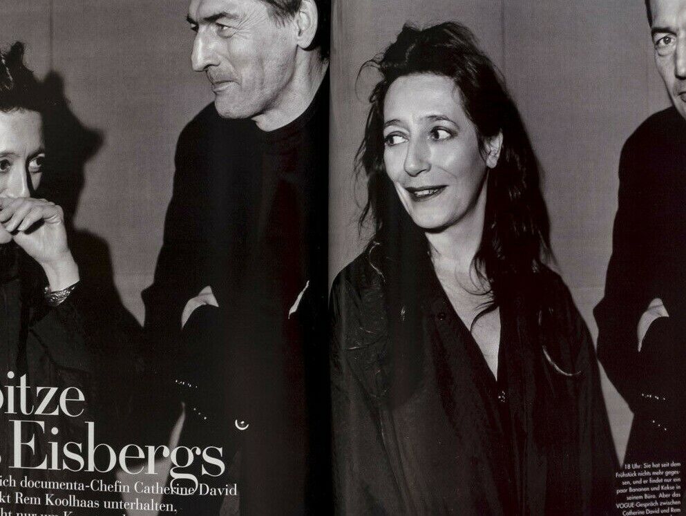 Kate Moss ALBERT WATSON Loulou de la Falaise DAVID BAILEY German Vogue magazine