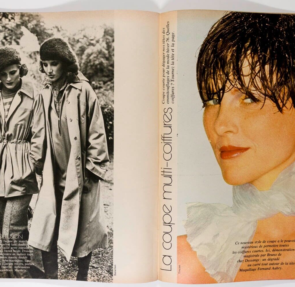 OLIVIERO TOSCANI Elle magazine FRANCE Sep 1975 Courreges DEPARDIEU Knapp PICASSO