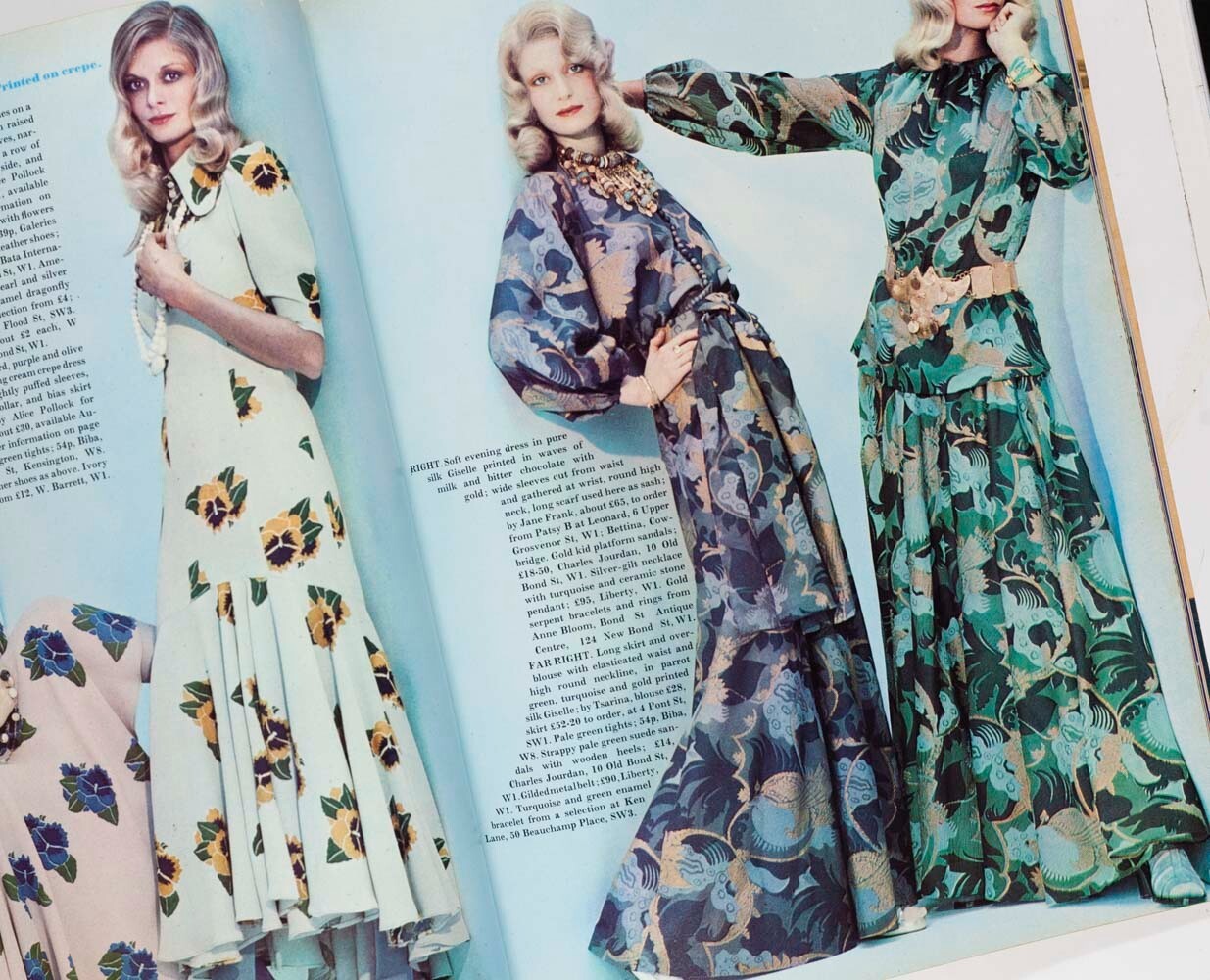 Marie Helvin KANSAI YAMAMOTO Bowie ALICE POLLOCK Auberon Waugh HARPER'S & QUEEN