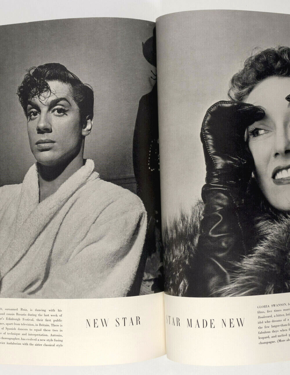 Jean Patchett IRVING PENN Picasso GLORIA SWANSON Tilly Losch vtg VOGUE magazine