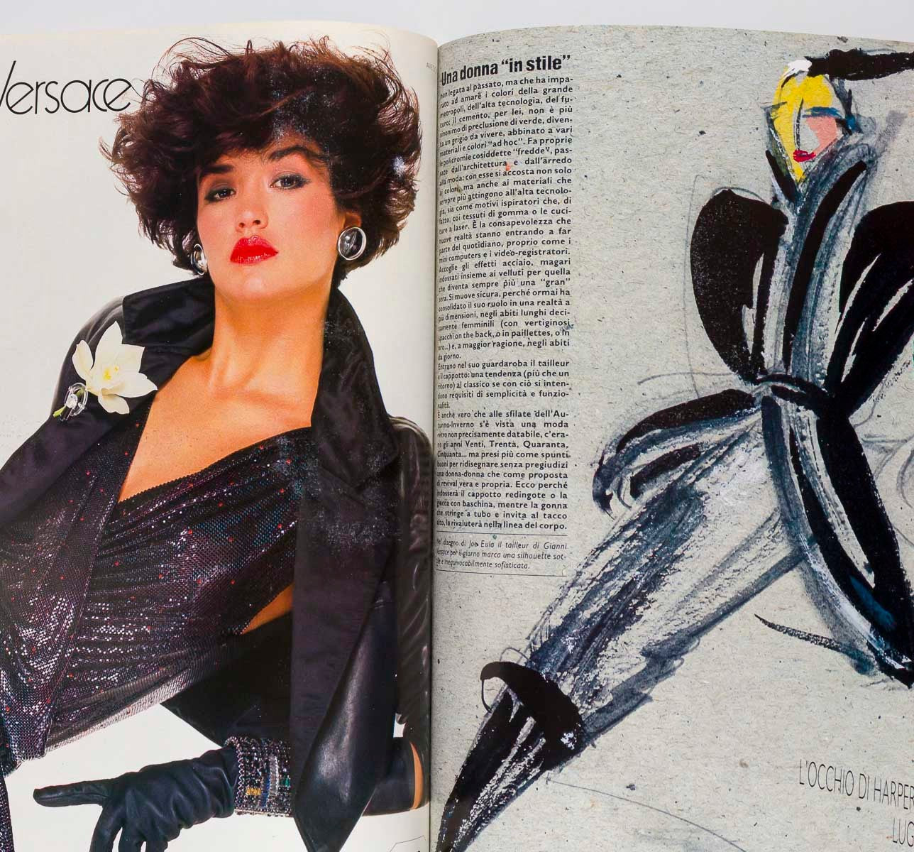 MICHELLE PFEIFFER Grease 2 ANTONIO LOPEZ Janice Dickinson HARPERS 08 1983 WARHOL