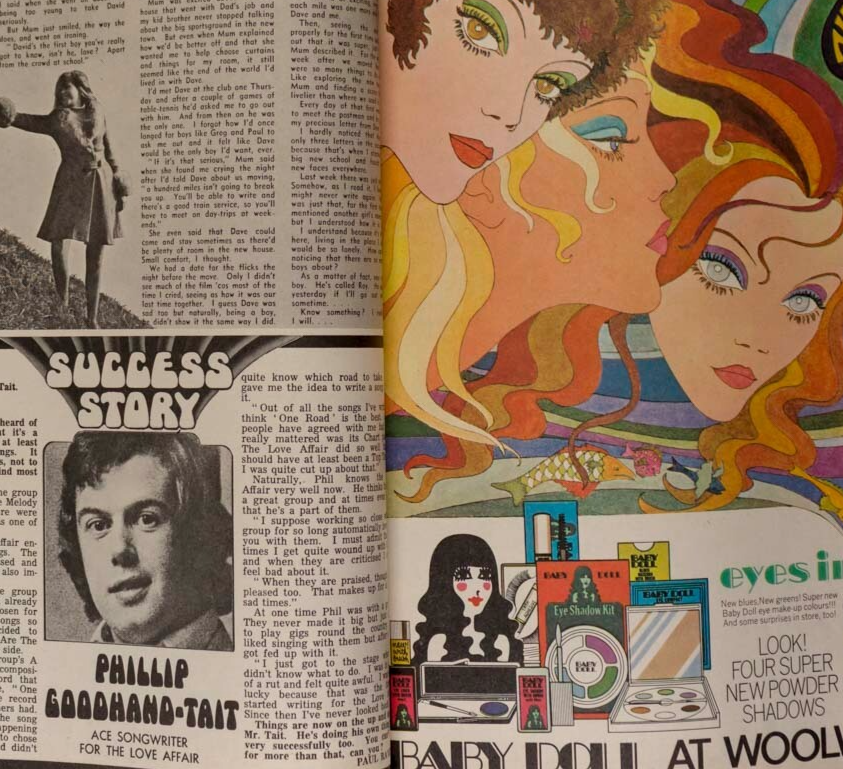 Andy Fairweather Low LEONARD WHITING Keith Moon MIRABELLE magazine July 1969 Who