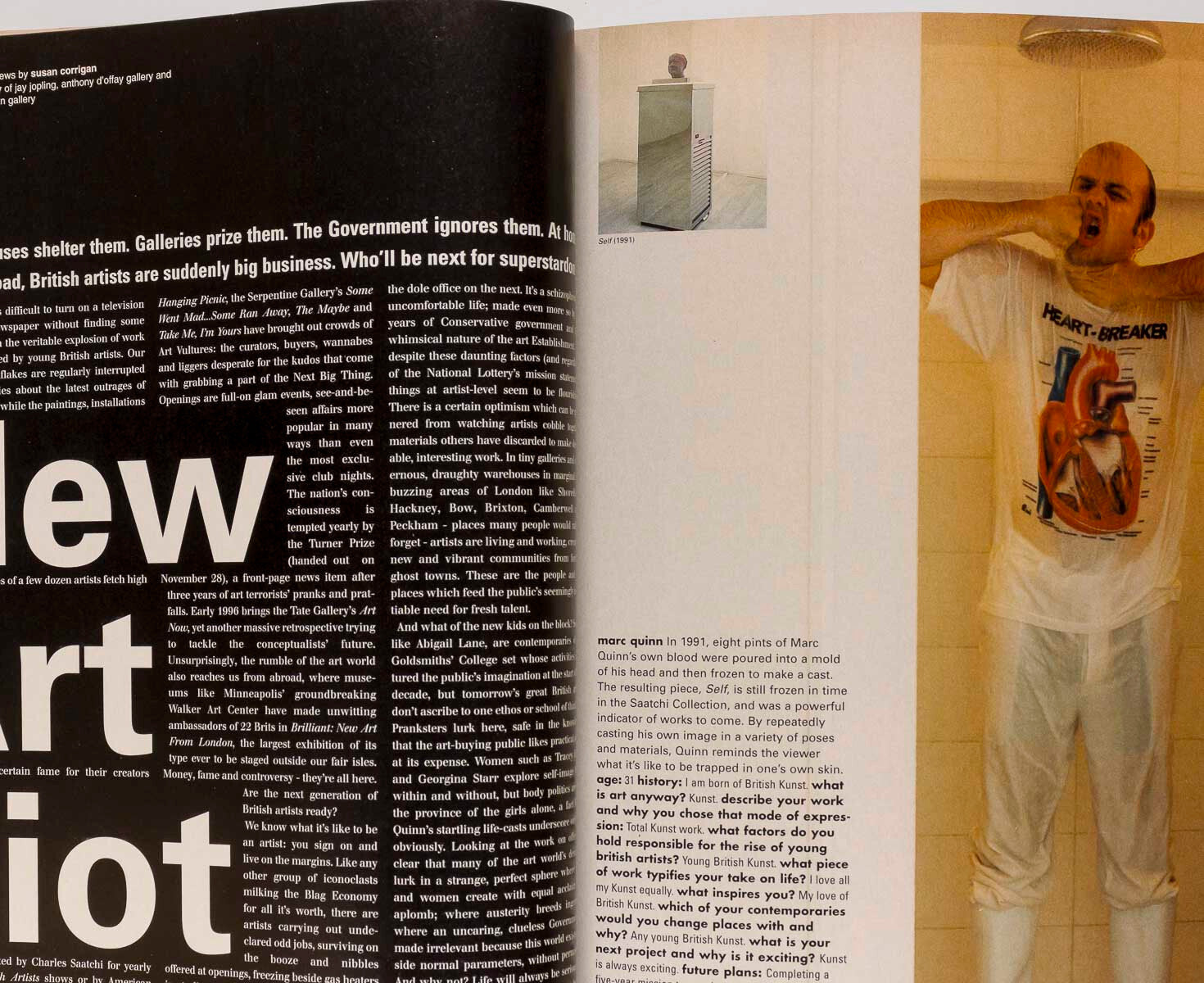 Stella Tennant CHARLATANS Human League DAVID SORRENTI Tracey Emin i-D magazine