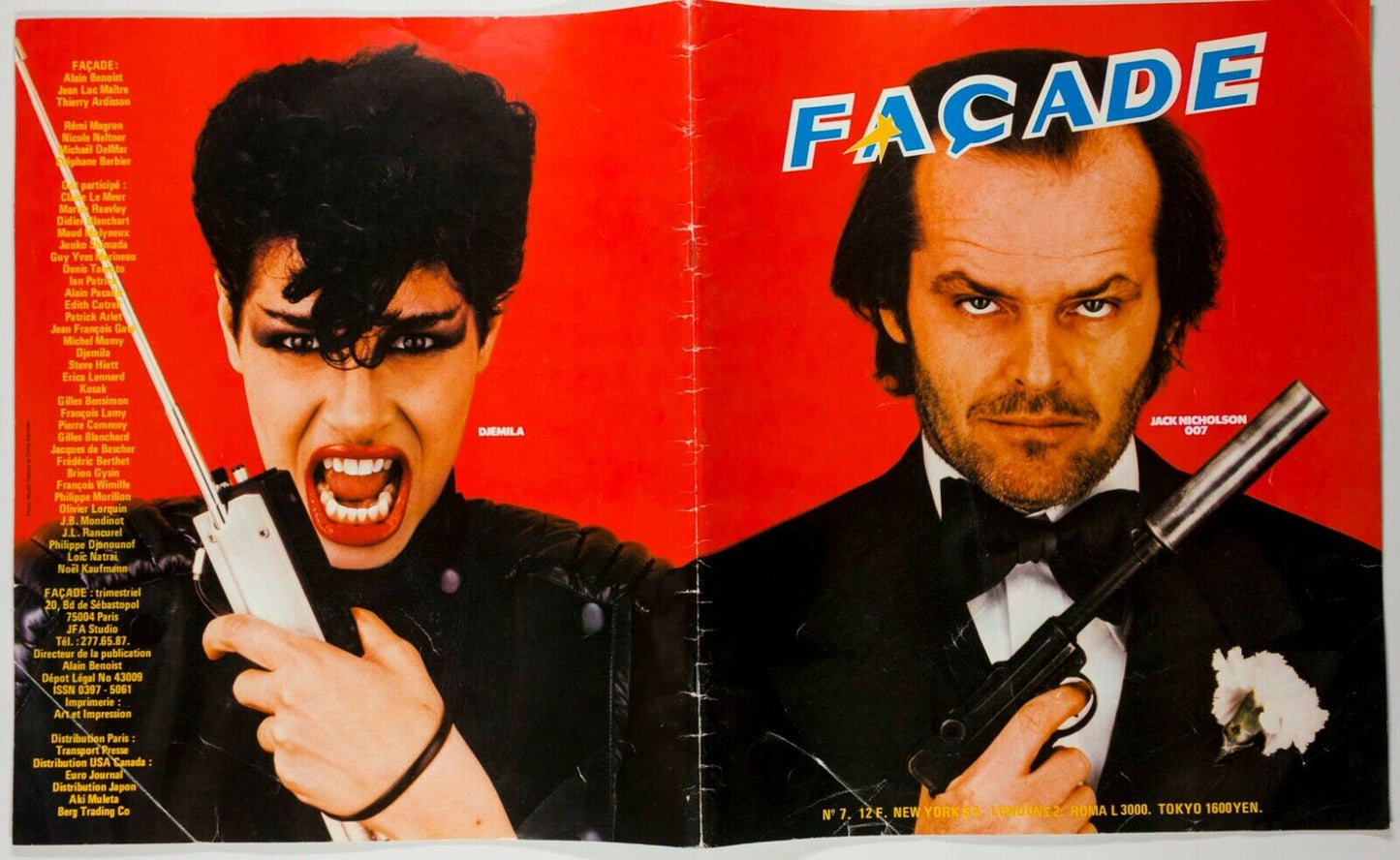 Jack Nicholson PHILIPPE MORILLON Roman Polanski HELMUT NEWTON Facade magazine 7