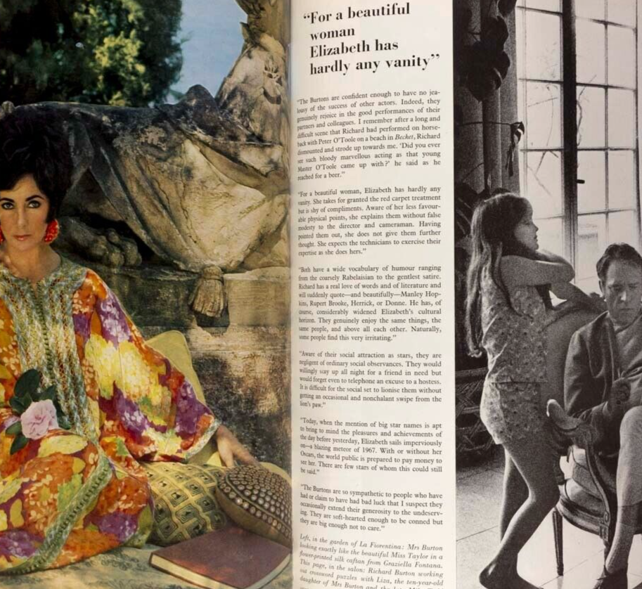 TWIGGY Veruschka ELIZABETH TAYLOR October 1967 Vogue magazine IRAN Australia BB