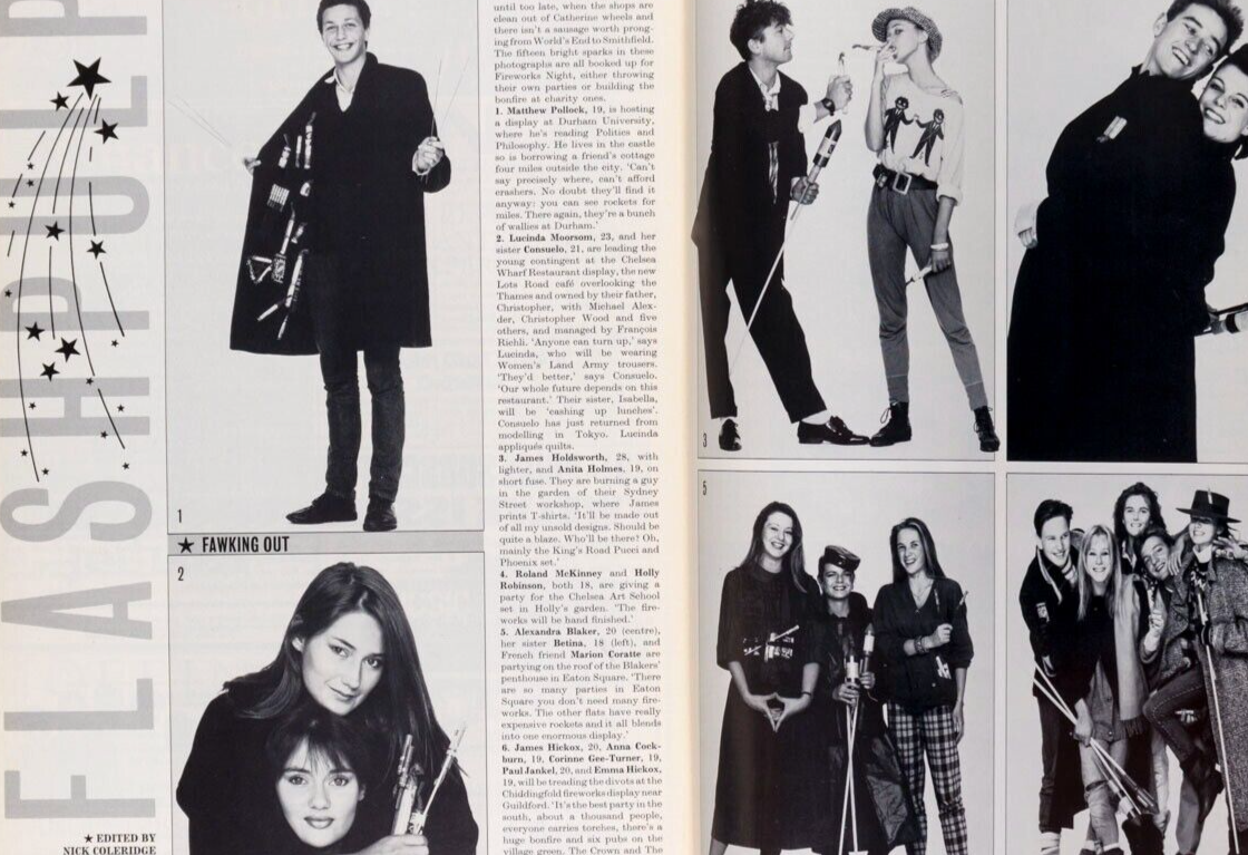 Catherine Oxenberg PAUL NICHOLAS Gianfranco Ferre TIM RICE Dufy HARPER'S & QUEEN
