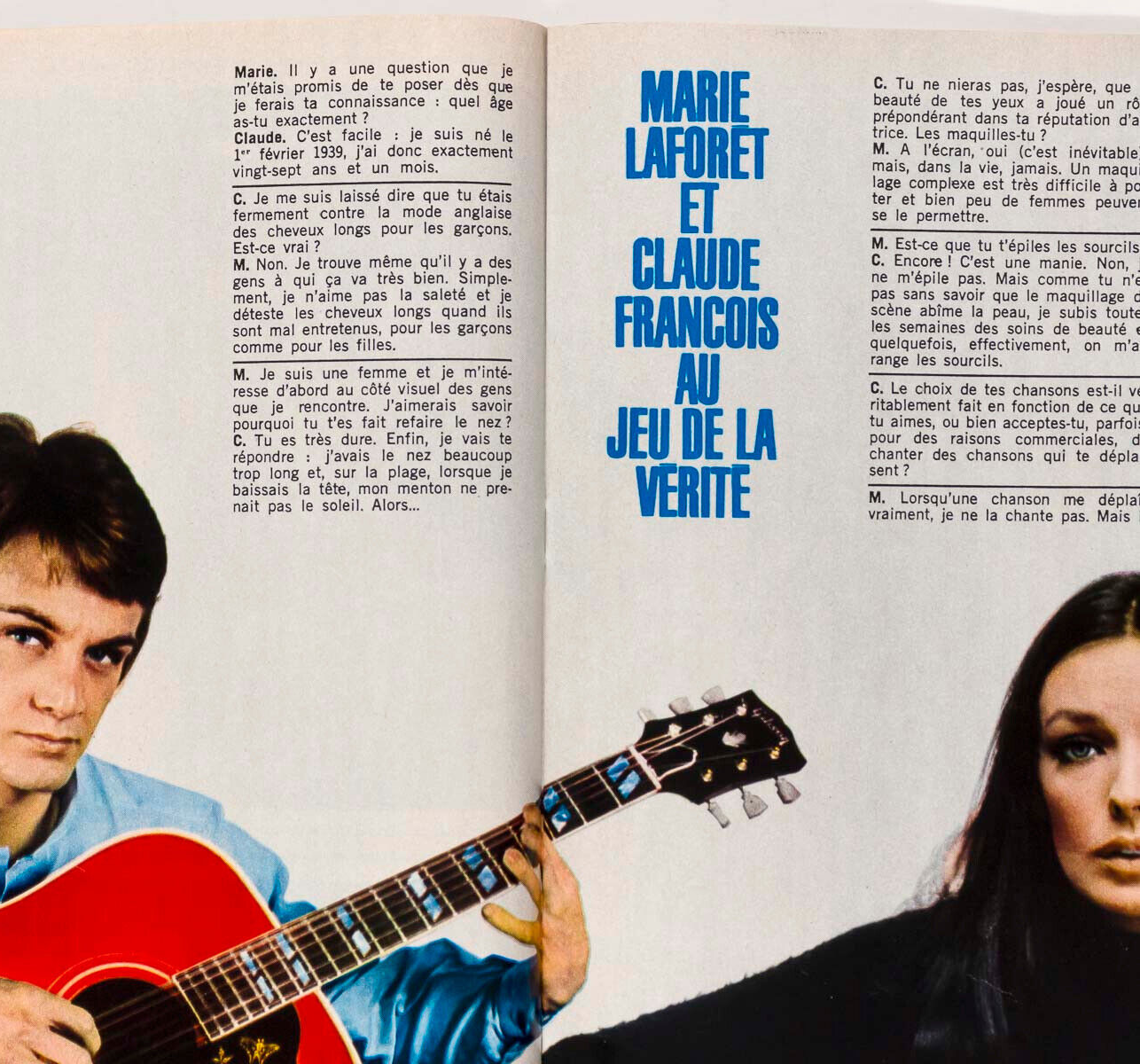 FRANCOISE HARDY The Who JANE FONDA Sylvie Vartan 60's Salut Les Copains magazine