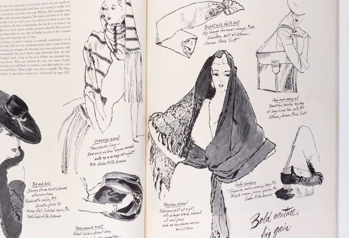 Meg Mundy RENE BOUET-WILLAUMEZ Jinx Falkenburg HORST Ludwig Bemelman BONDS Vogue