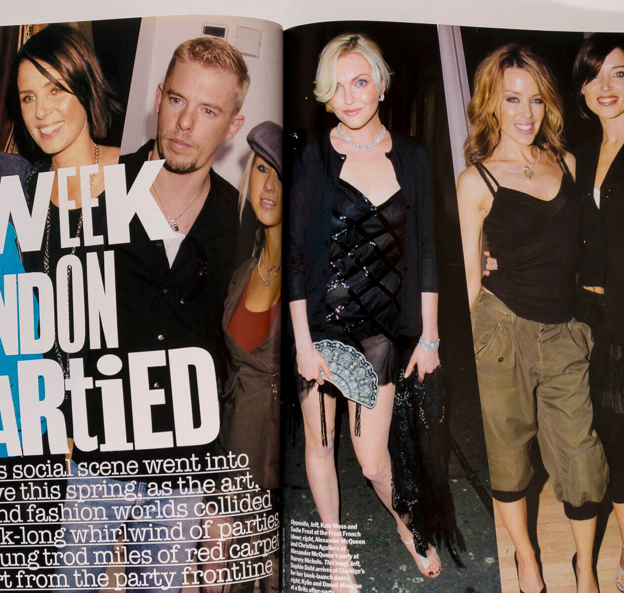 Bowie KATE MOSS Corinne Day VOGUE May 2003 Aguilera THE WHO Juergen Teller KYLIE