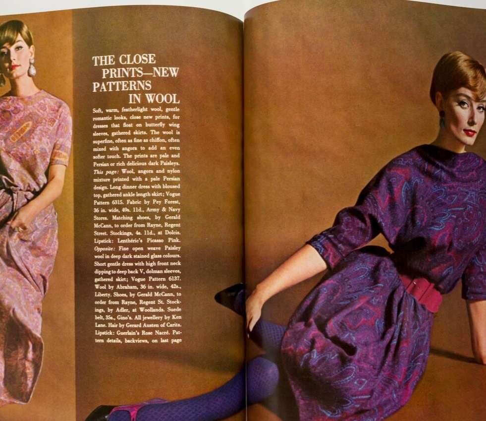 Jane Holzer AUDREY HEPBURN Givenchy VOGUE November 1964 Quant NICOLE DE LAMARGE