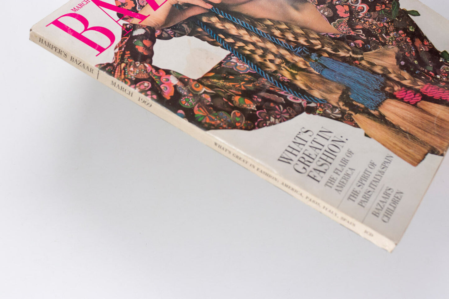 PARIS FASHION 60s Saul Leiter BEAUTY Heide Wiedeck US Harper's Bazaar 1969 Mar