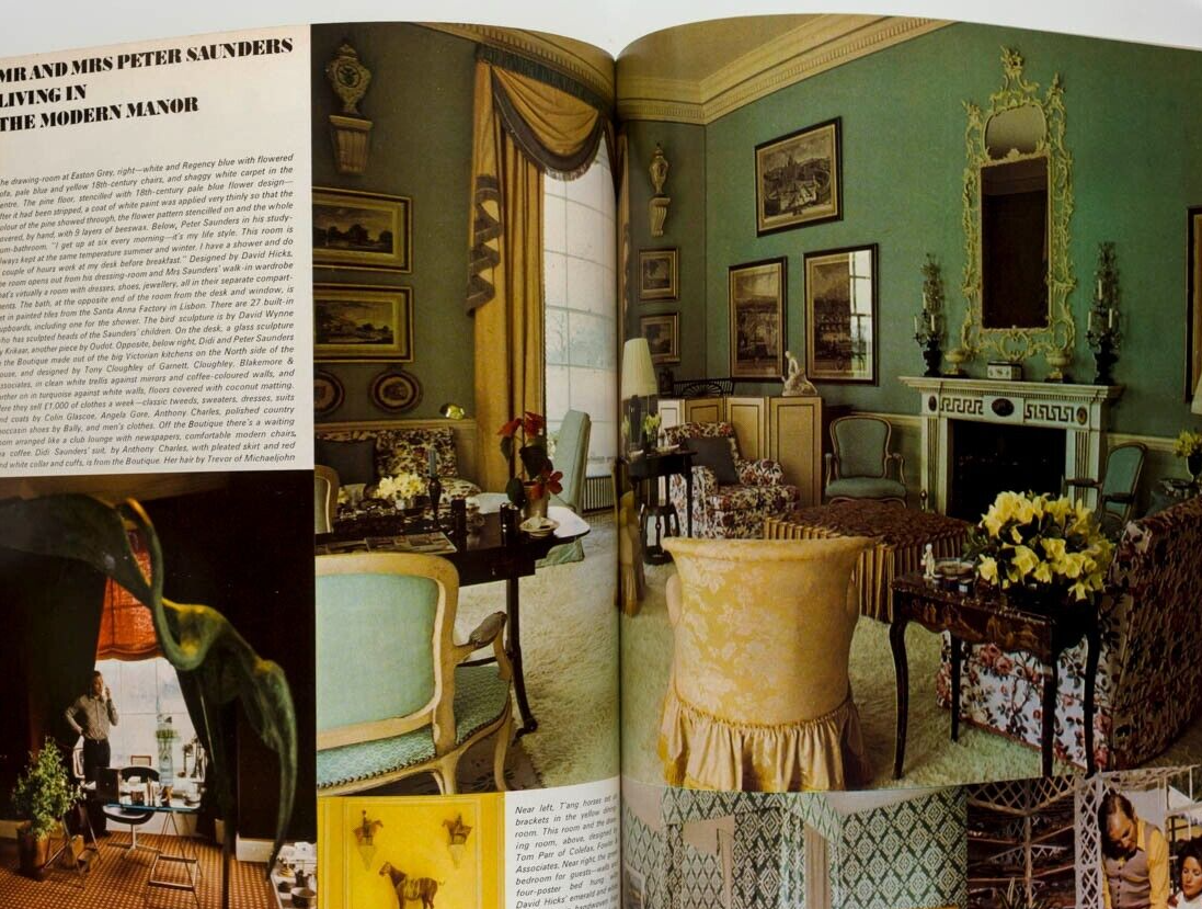 Sue Baloo JEAN MUIR Dior menswear VOGUE September 15 1972 Jan Ward BILL GIBB vtg