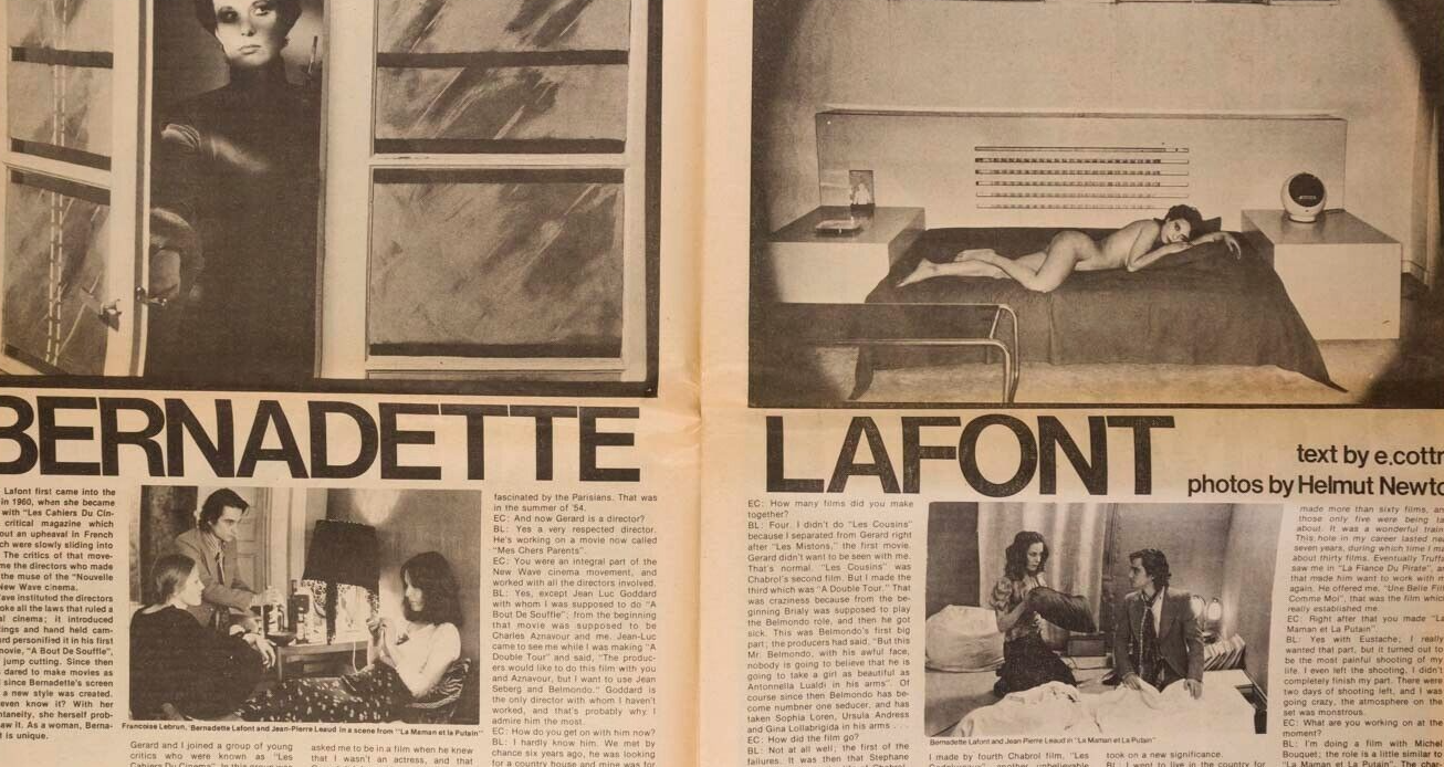 Brigitte Bardot ANTONIO LOPEZ Guy Bourdin INTERVIEW magazine April 1975 Hockney